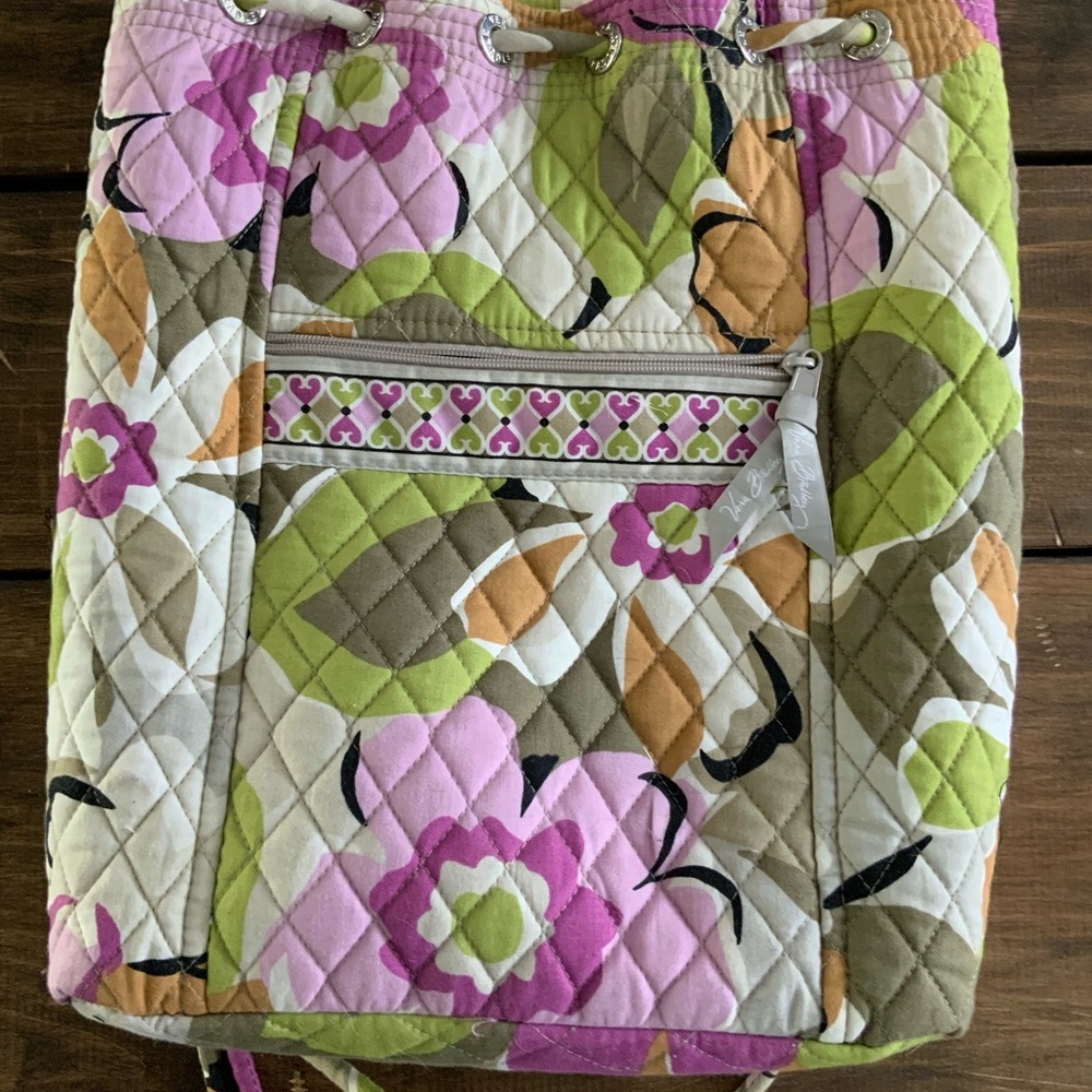 Vera Bradley Drawstring Back Pack With Tablet Hol… - image 3